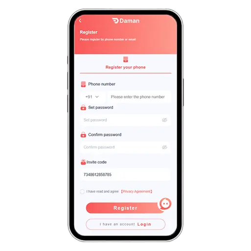 Step 1: Click Register Button